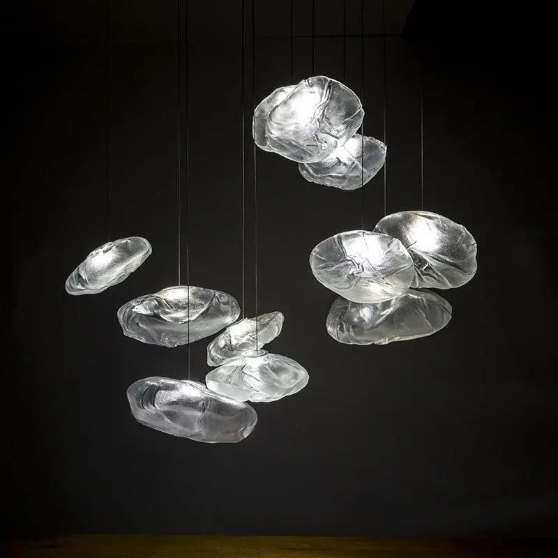 Postmodern Light Luxury Glass Decorative Chandelier TrendyDwelling