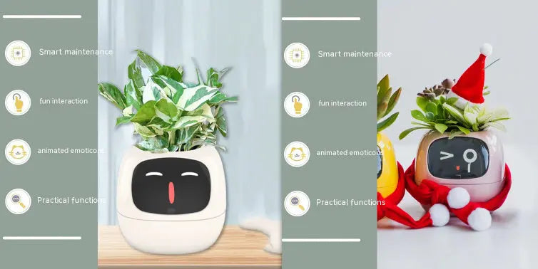 Smart Planter Endless Fun Over 49 Rich Expressions 7 Smart Sensors And AI Chips Make Raising Plants Easy And Fun TrendyDwelling