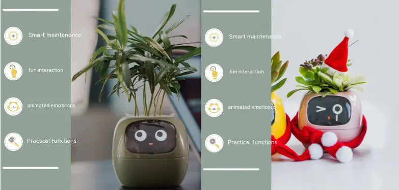 Smart Planter Endless Fun Over 49 Rich Expressions 7 Smart Sensors And AI Chips Make Raising Plants Easy And Fun TrendyDwelling