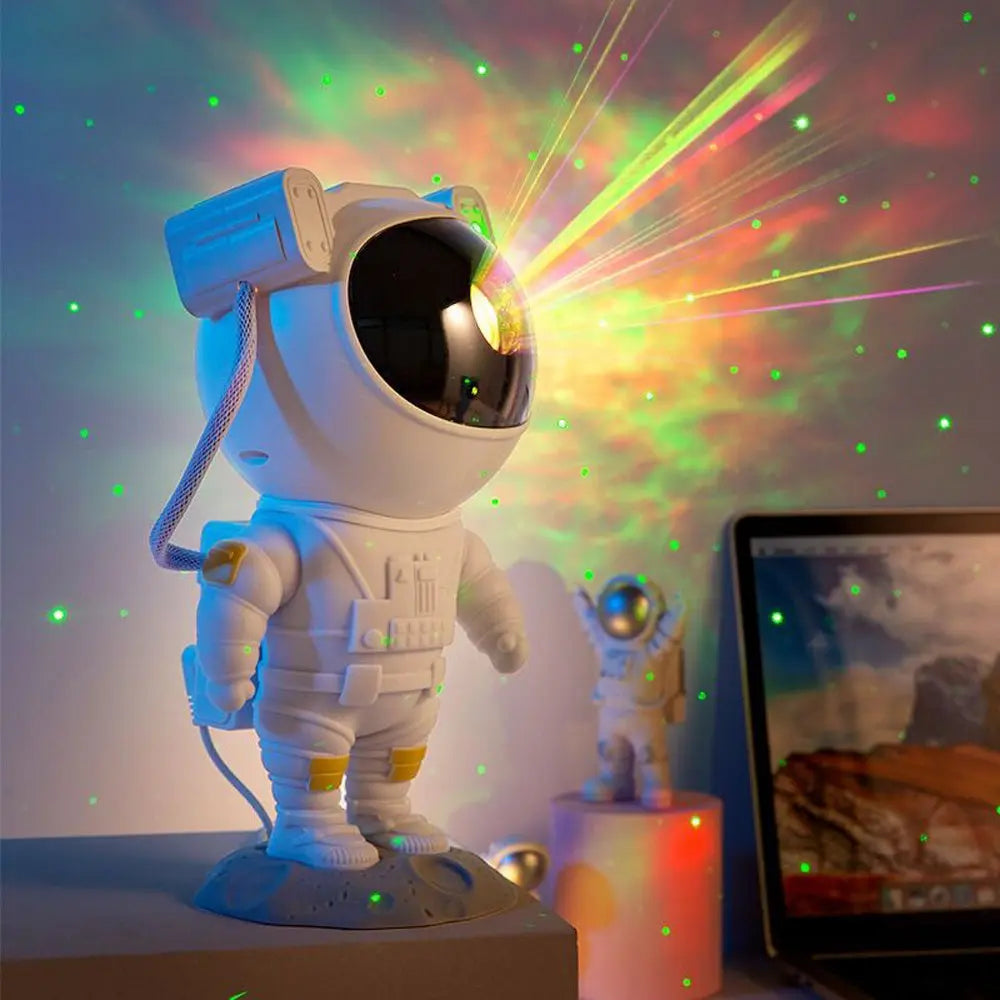 Creative Astronaut Galaxy Starry Sky Projector Nightlight USB Atmospher Bedroom Table Lamp TrendyDwelling