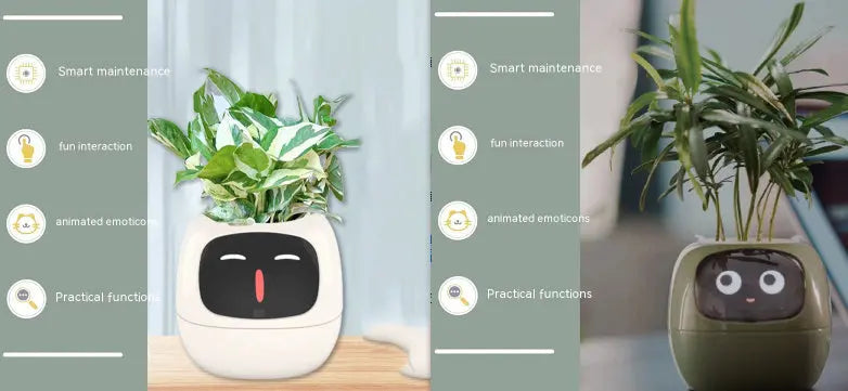 Smart Planter Endless Fun Over 49 Rich Expressions 7 Smart Sensors And AI Chips Make Raising Plants Easy And Fun TrendyDwelling