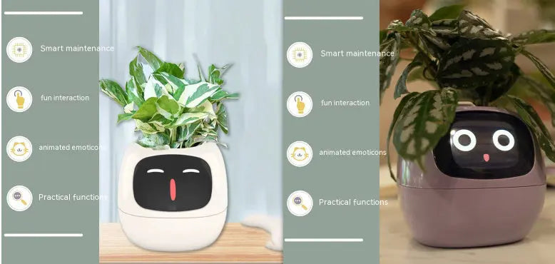 Smart Planter Endless Fun Over 49 Rich Expressions 7 Smart Sensors And AI Chips Make Raising Plants Easy And Fun TrendyDwelling