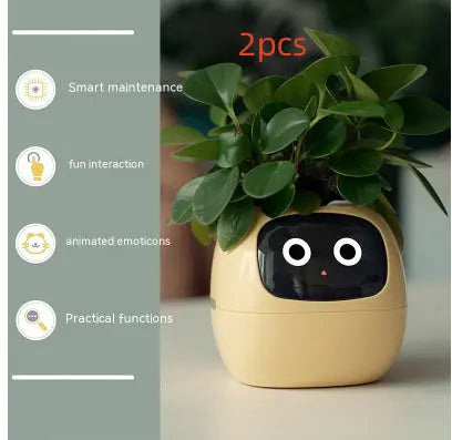 Smart Planter Endless Fun Over 49 Rich Expressions 7 Smart Sensors And AI Chips Make Raising Plants Easy And Fun TrendyDwelling