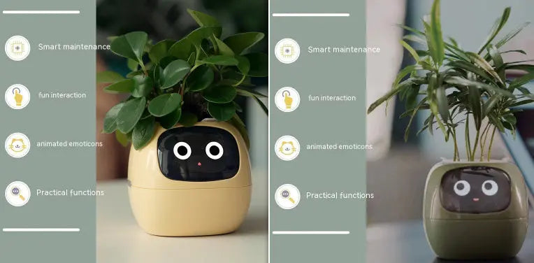 Smart Planter Endless Fun Over 49 Rich Expressions 7 Smart Sensors And AI Chips Make Raising Plants Easy And Fun TrendyDwelling