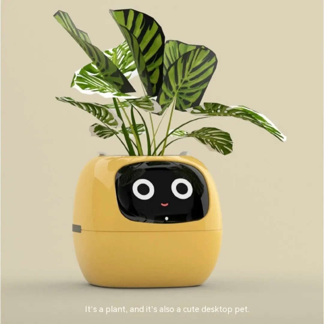 Smart Planter Endless Fun Over 49 Rich Expressions 7 Smart Sensors And AI Chips Make Raising Plants Easy And Fun TrendyDwelling