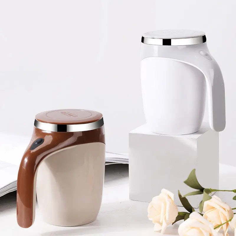 Rechargeable Model Automatic Stirring Cup Coffee Cup High Value Electric Stirring Cup Lazy Milkshake Rotating Magnetic Water Cup TrendyDwelling