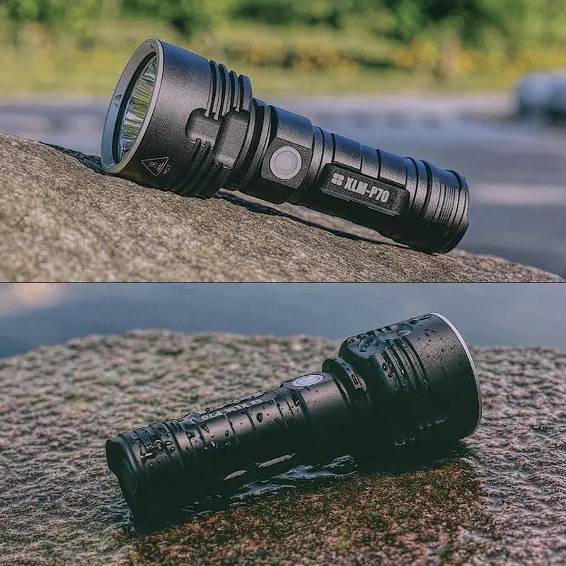 Strong Flashlight Focusing Led  Light Rechargeable Super Bright LED Outdoor Xenon Lamp TrendyDwelling