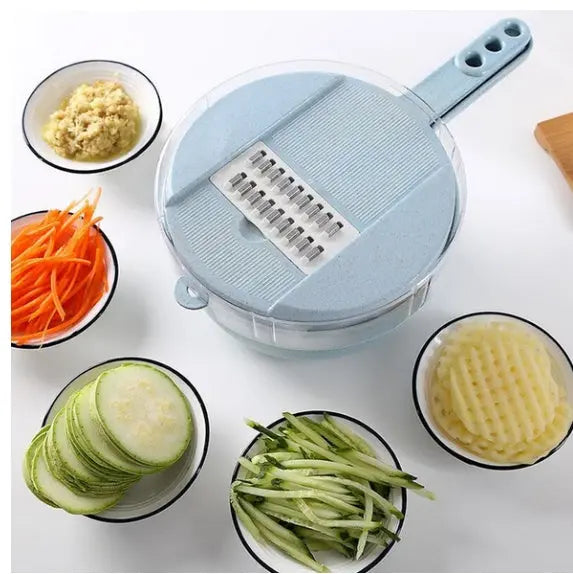 8 In 1 Mandoline Slicer Vegetable Slicer Potato Peeler Carrot Onion Grater With Strainer Vegetable Cutter Kitchen Accessories TrendyDwelling