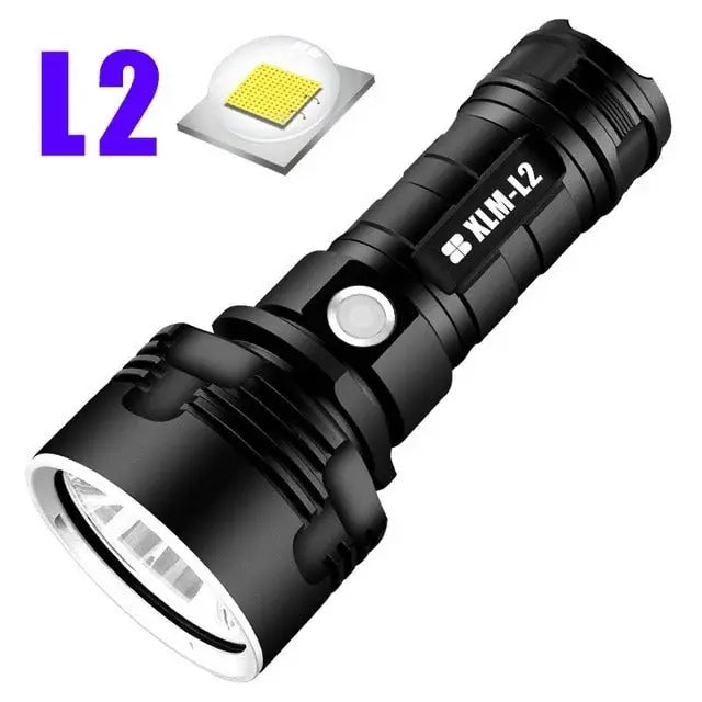 Strong Flashlight Focusing Led  Light Rechargeable Super Bright LED Outdoor Xenon Lamp TrendyDwelling