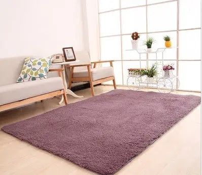 Living Room Rug Area Solid Carpet Fluffy Soft Home Decor White Plush Carpet Bedroom Carpet Kitchen Floor Mats White Rug Tapete TrendyDwelling