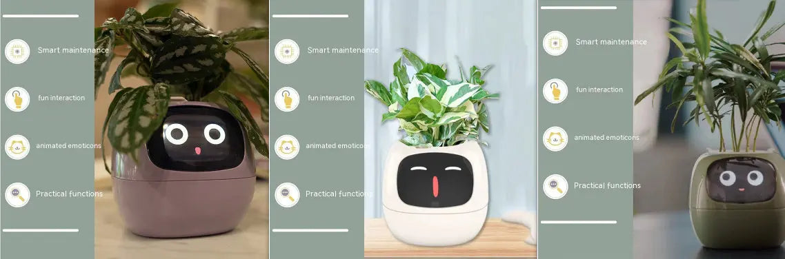 Smart Planter Endless Fun Over 49 Rich Expressions 7 Smart Sensors And AI Chips Make Raising Plants Easy And Fun TrendyDwelling