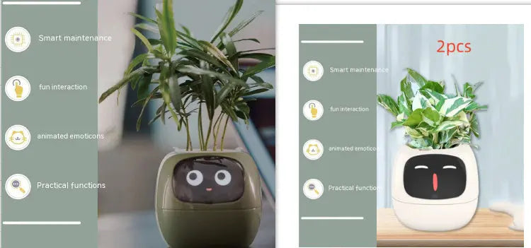 Smart Planter Endless Fun Over 49 Rich Expressions 7 Smart Sensors And AI Chips Make Raising Plants Easy And Fun TrendyDwelling