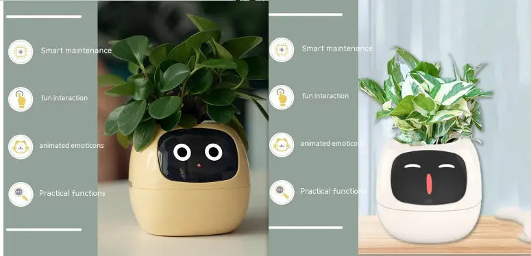 Smart Planter Endless Fun Over 49 Rich Expressions 7 Smart Sensors And AI Chips Make Raising Plants Easy And Fun TrendyDwelling