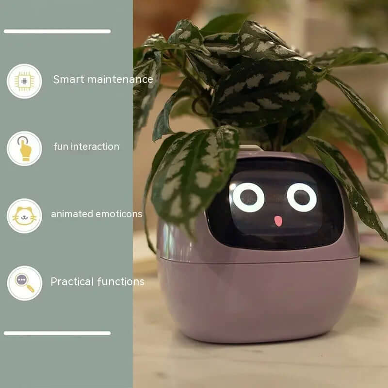 Smart Planter Endless Fun Over 49 Rich Expressions 7 Smart Sensors And AI Chips Make Raising Plants Easy And Fun TrendyDwelling