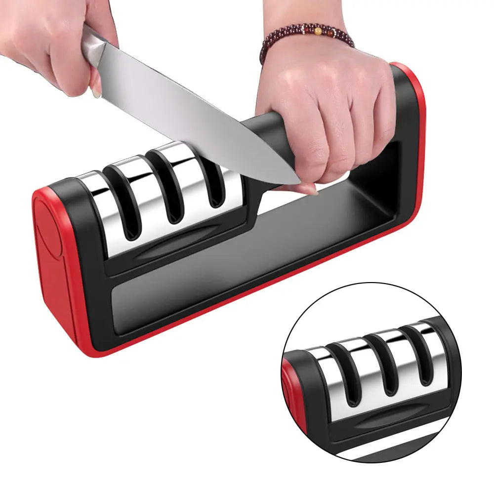 Professional Knife Sharpener Diamond Quick Professional 3 Stages Sharpener Knife Sharpening Tools Sharpening Stone TrendyDwelling