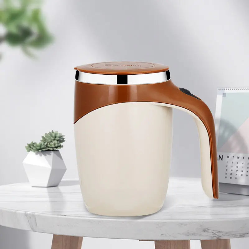 Rechargeable Model Automatic Stirring Cup Coffee Cup High Value Electric Stirring Cup Lazy Milkshake Rotating Magnetic Water Cup TrendyDwelling