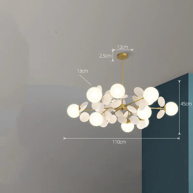 Nordic Chandelier Modern Minimalist Living Room Bedroom Lighting TrendyDwelling