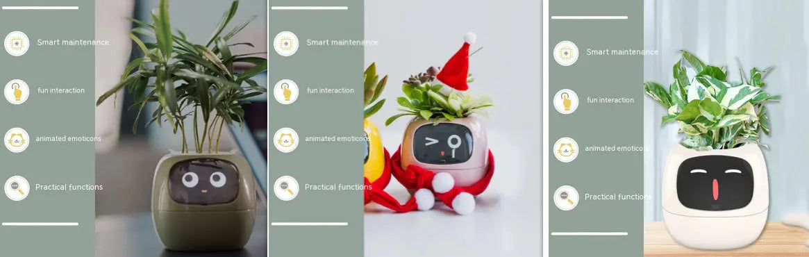 Smart Planter Endless Fun Over 49 Rich Expressions 7 Smart Sensors And AI Chips Make Raising Plants Easy And Fun TrendyDwelling