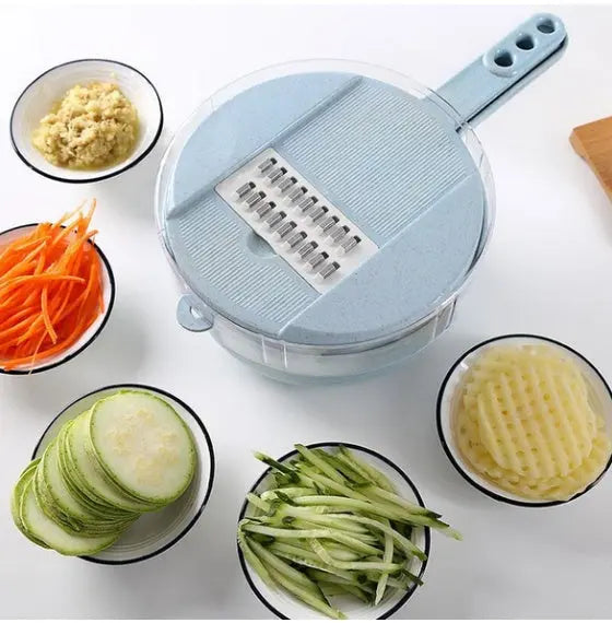 8 In 1 Mandoline Slicer Vegetable Slicer Potato Peeler Carrot Onion Grater With Strainer Vegetable Cutter Kitchen Accessories TrendyDwelling