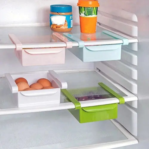 Hanging Plastic Refrigerator Clapboard Storage Rack Kitchen Supplies TrendyDwelling