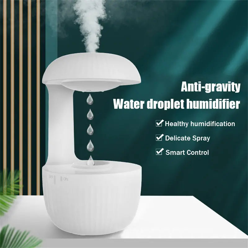 Anti-gravity Air Humidifier Mute Countercurrent Humidifier Levitating Water Drops Cool Mist Maker Fogger Relieve Fatigue TrendyDwelling