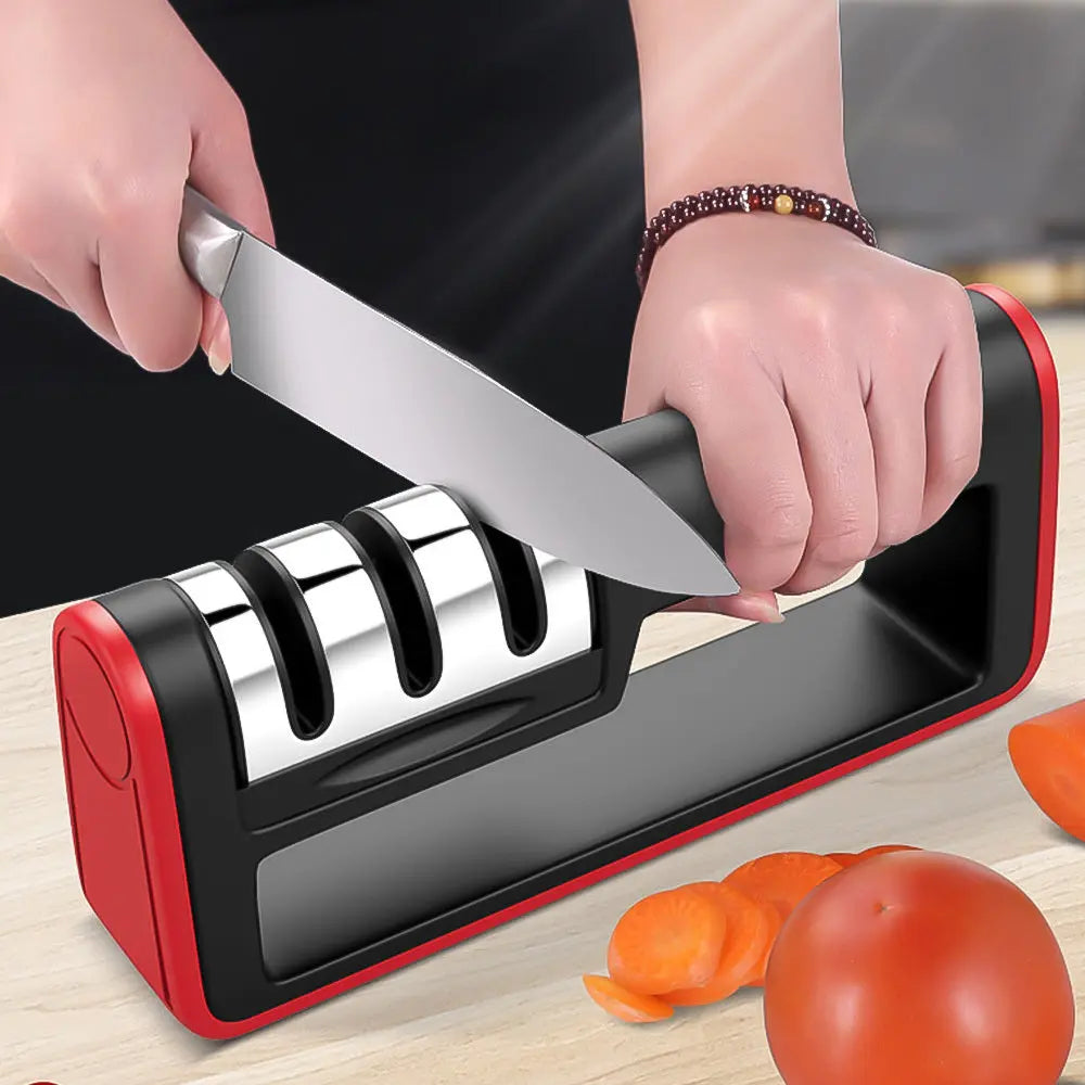 Professional Knife Sharpener Diamond Quick Professional 3 Stages Sharpener Knife Sharpening Tools Sharpening Stone TrendyDwelling