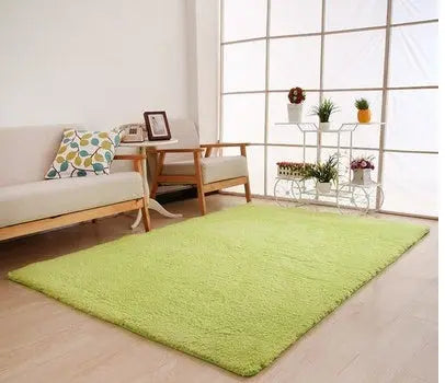 Living Room Rug Area Solid Carpet Fluffy Soft Home Decor White Plush Carpet Bedroom Carpet Kitchen Floor Mats White Rug Tapete TrendyDwelling