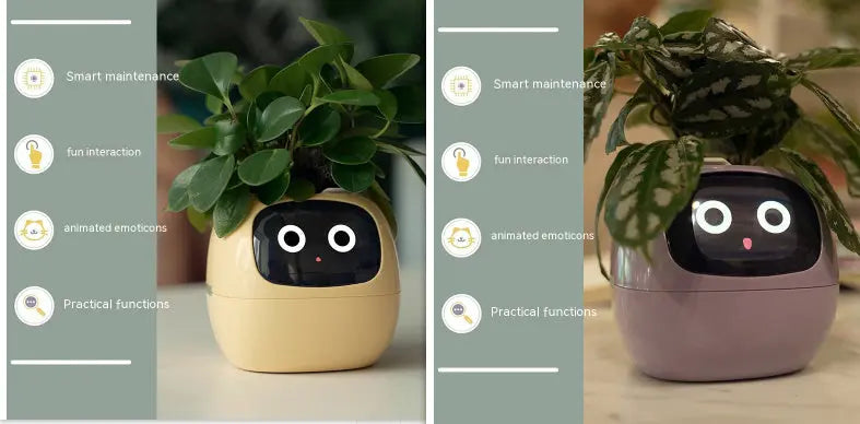 Smart Planter Endless Fun Over 49 Rich Expressions 7 Smart Sensors And AI Chips Make Raising Plants Easy And Fun TrendyDwelling