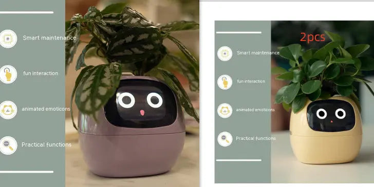 Smart Planter Endless Fun Over 49 Rich Expressions 7 Smart Sensors And AI Chips Make Raising Plants Easy And Fun TrendyDwelling