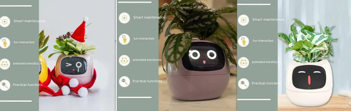 Smart Planter Endless Fun Over 49 Rich Expressions 7 Smart Sensors And AI Chips Make Raising Plants Easy And Fun TrendyDwelling