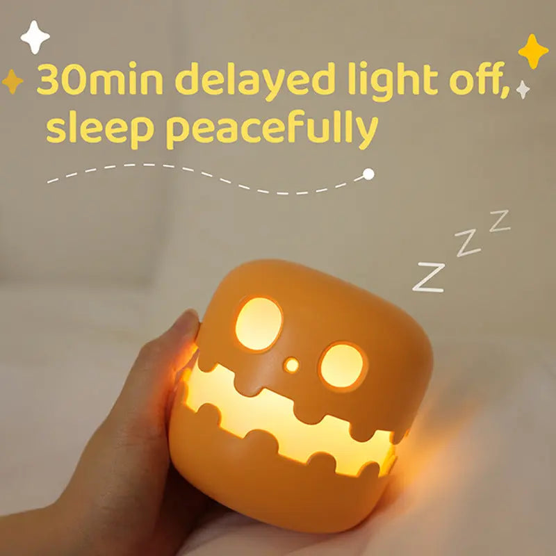 Pumpkin Lamp Bedside Halloween Funny Decoration Ambience Light For Bedrooms Living Room Decoration Kids Birthday Gift Halloween Decorations TrendyDwelling