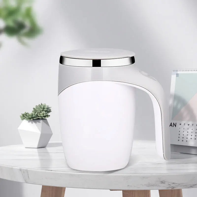 Rechargeable Model Automatic Stirring Cup Coffee Cup High Value Electric Stirring Cup Lazy Milkshake Rotating Magnetic Water Cup TrendyDwelling