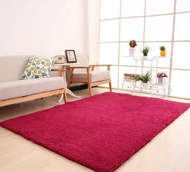 Living Room Rug Area Solid Carpet Fluffy Soft Home Decor White Plush Carpet Bedroom Carpet Kitchen Floor Mats White Rug Tapete TrendyDwelling