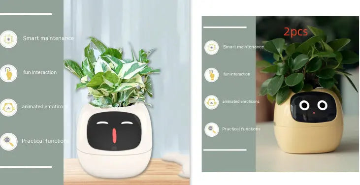 Smart Planter Endless Fun Over 49 Rich Expressions 7 Smart Sensors And AI Chips Make Raising Plants Easy And Fun TrendyDwelling