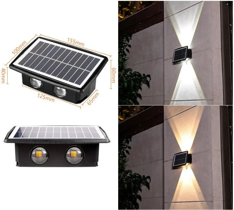 Solar Outdoor Wall Lights Waterproofing TrendyDwelling