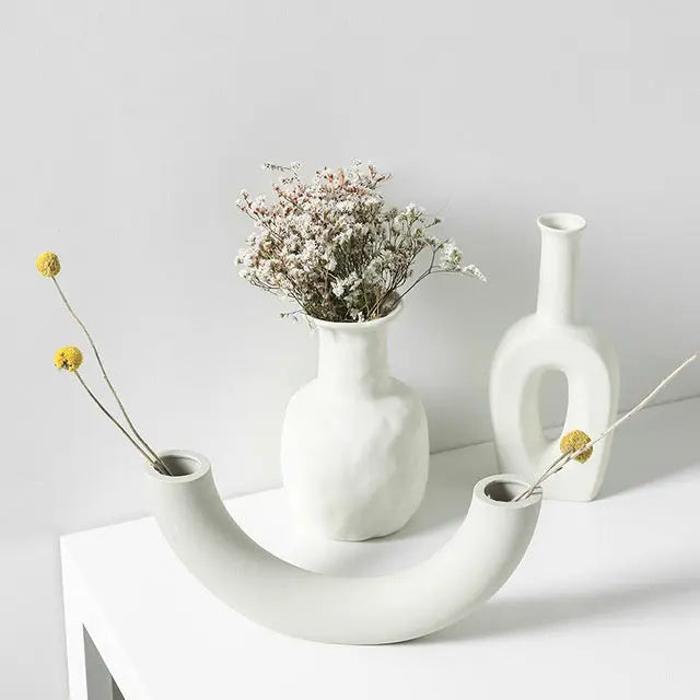 Nordic decoration ceramic vase TrendyDwelling