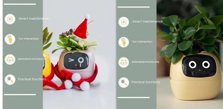 Smart Planter Endless Fun Over 49 Rich Expressions 7 Smart Sensors And AI Chips Make Raising Plants Easy And Fun TrendyDwelling