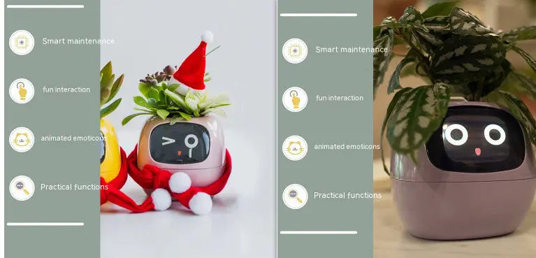 Smart Planter Endless Fun Over 49 Rich Expressions 7 Smart Sensors And AI Chips Make Raising Plants Easy And Fun TrendyDwelling