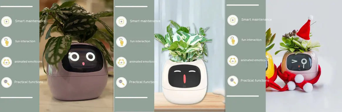 Smart Planter Endless Fun Over 49 Rich Expressions 7 Smart Sensors And AI Chips Make Raising Plants Easy And Fun TrendyDwelling