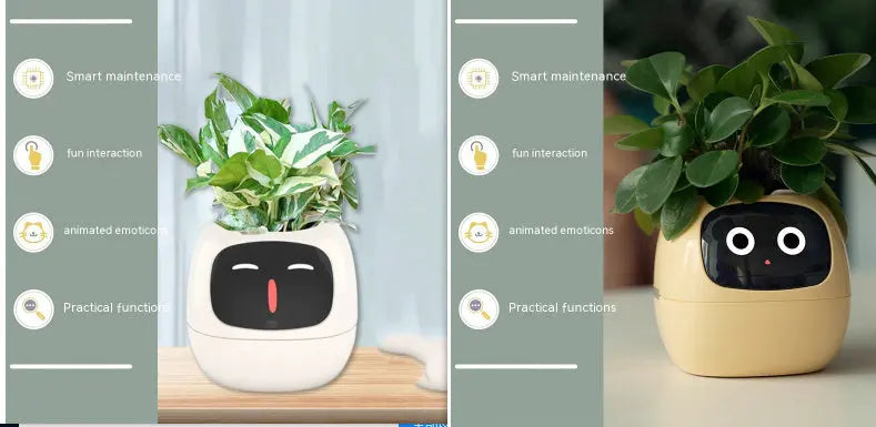 Smart Planter Endless Fun Over 49 Rich Expressions 7 Smart Sensors And AI Chips Make Raising Plants Easy And Fun TrendyDwelling