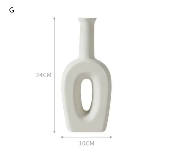 Nordic decoration ceramic vase TrendyDwelling