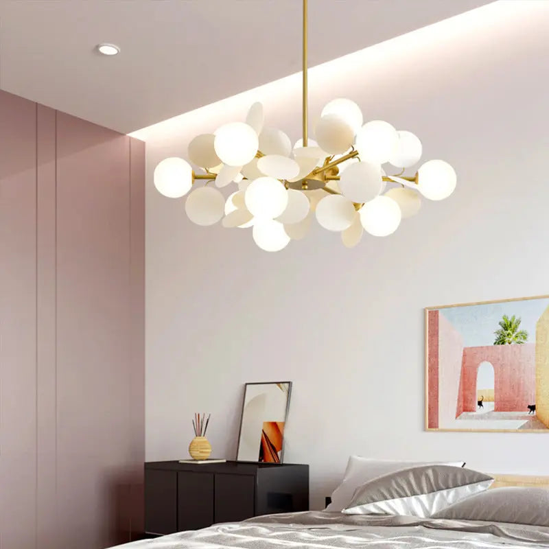 Nordic Chandelier Modern Minimalist Living Room Bedroom Lighting TrendyDwelling