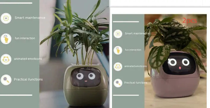 Smart Planter Endless Fun Over 49 Rich Expressions 7 Smart Sensors And AI Chips Make Raising Plants Easy And Fun TrendyDwelling