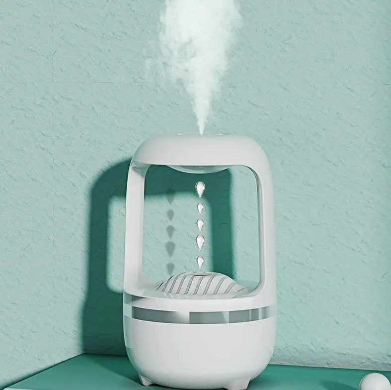 Anti Gravity Humidifier Water Drop Backflow Aromatherapy Machine Large Capacity Office Bedroom Quiet Heavy Fog Household Sprayer TrendyDwelling