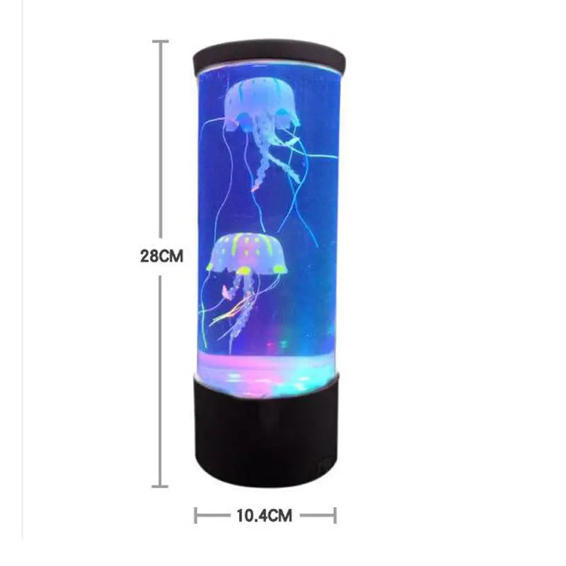 LED Jellyfish Aquarium Lamp Night Light USB Powered TrendyDwelling