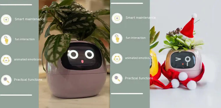 Smart Planter Endless Fun Over 49 Rich Expressions 7 Smart Sensors And AI Chips Make Raising Plants Easy And Fun TrendyDwelling