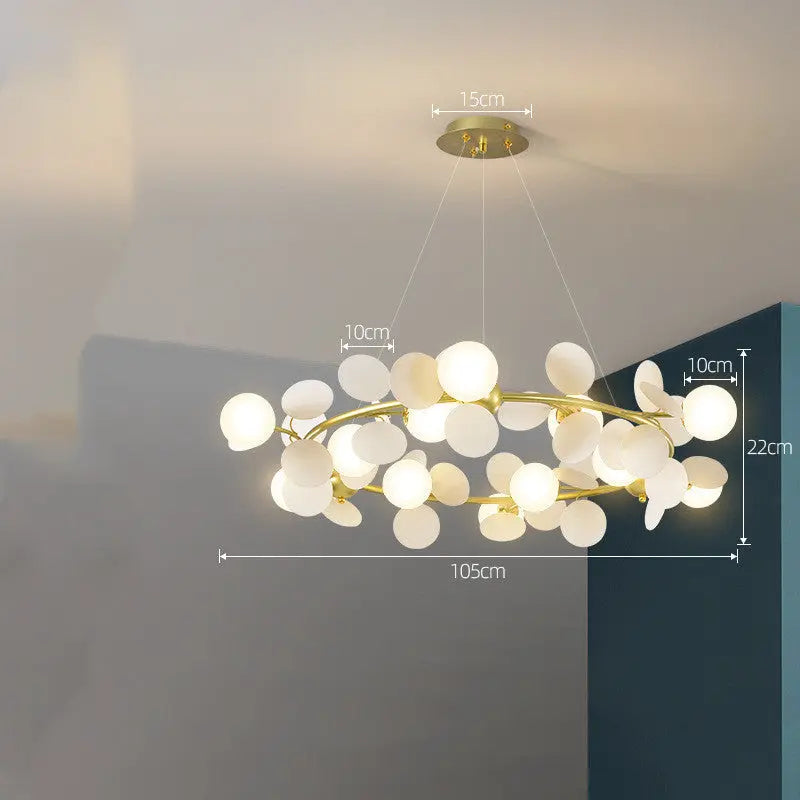 Nordic Chandelier Modern Minimalist Living Room Bedroom Lighting TrendyDwelling