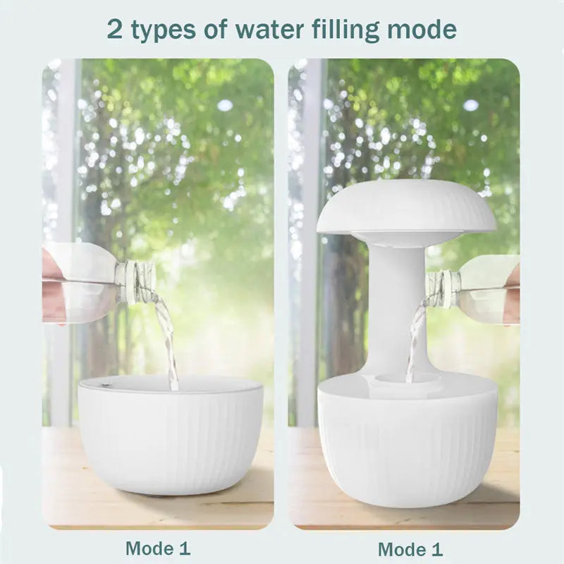 Anti-gravity Air Humidifier Mute Countercurrent Humidifier Levitating Water Drops Cool Mist Maker Fogger Relieve Fatigue TrendyDwelling