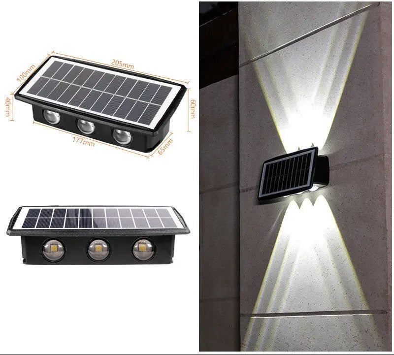 Solar Outdoor Wall Lights Waterproofing TrendyDwelling