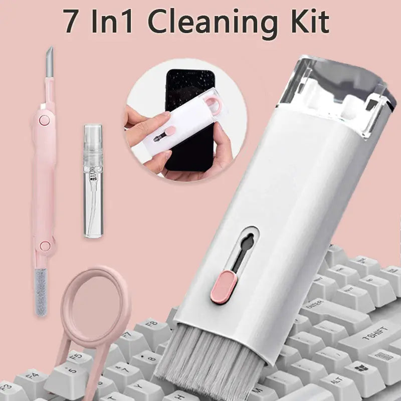 Multifunctional Bluetooth-compatible Headset Cleaning Pen Set Keyboard Cleaner Cleaning Tools Cleaner Keycap Puller Kit TrendyDwelling